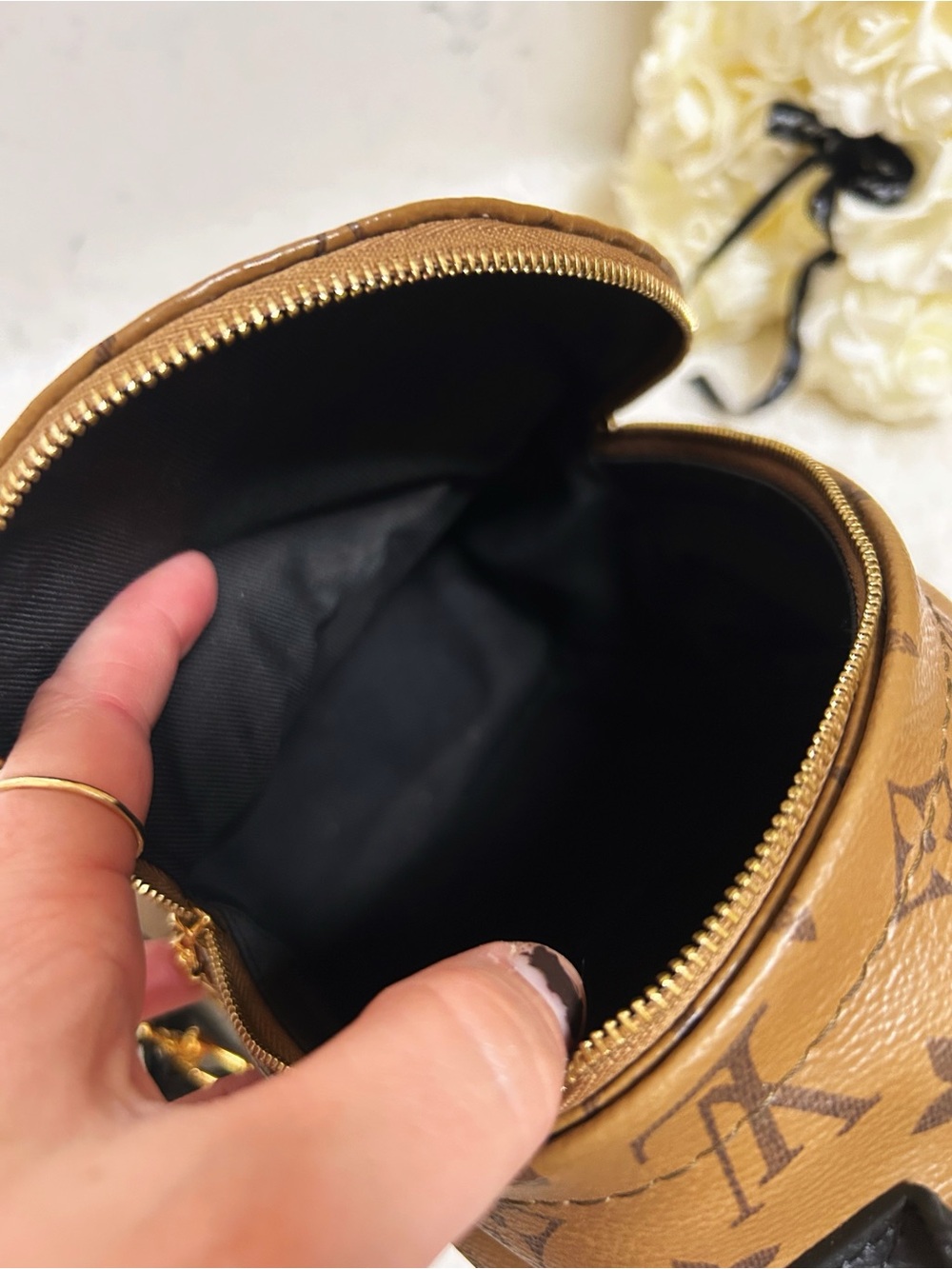 Authentic Louis Vuitton Reverse Monogram Palm Springs Mini Backpack / Bag - Picture 7 of 16